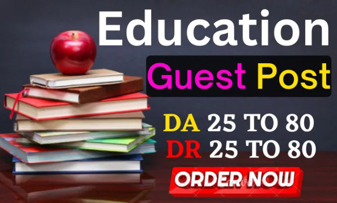 How can education guest posts improve website visibility?